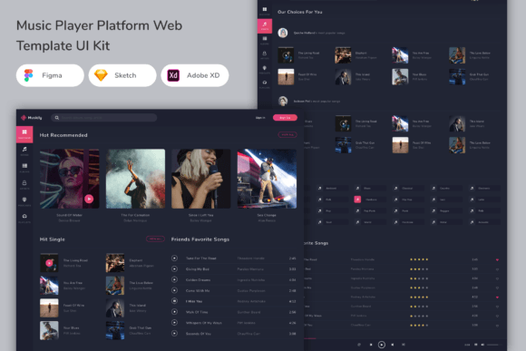 Building a Modern Music Player Interface with the UI Ki Template