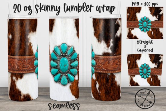 Cow Print Turquoise Gemstone Tumbler: Design Evaluation and Application Guide