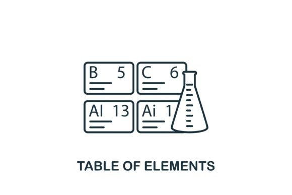 Enhancing Scientific Communication with the Table of Elements Icon