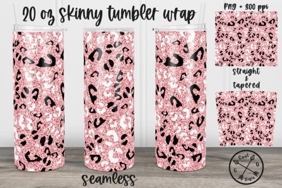 Evaluating the Rose Gold Leopard Seamless Tumbler Wrap for Sublimation Projects