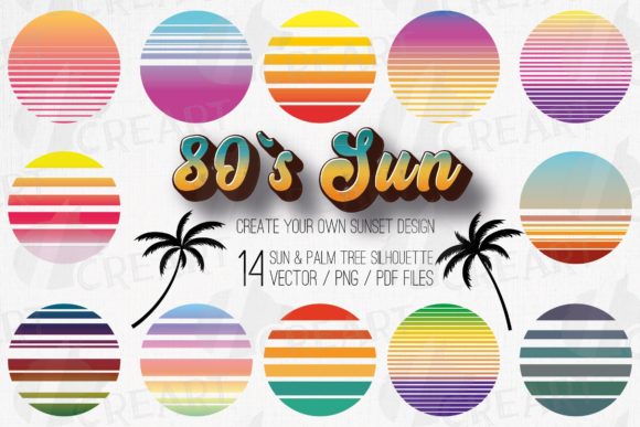 Mastering Retro 80s Distressed Tropical Sunsets for Modern Creative Projects