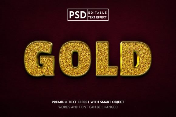 Mastering the Gold Glitter 3D Editable Text Effect for Digital Design