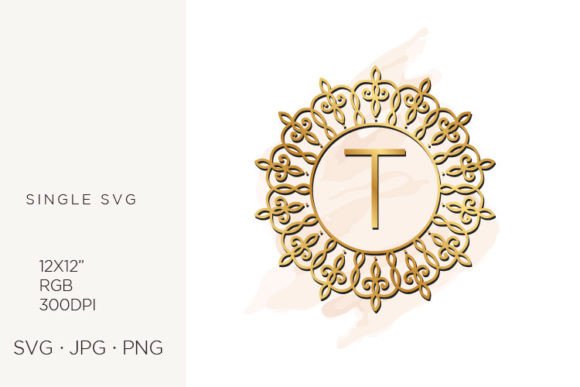 Mastering the Golden Ornamental Monogram Letter T for Professional Design Projects
