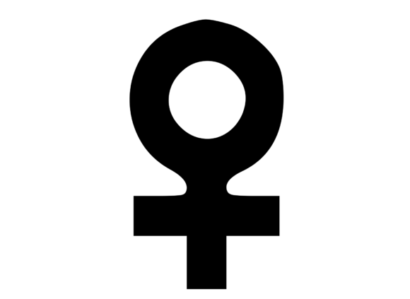 New Web Ding Female Icon SVG