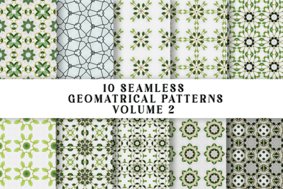 Seamless Geometrical Patterns Volume 2: Elevating Modern Design with High-Resolution Versatility