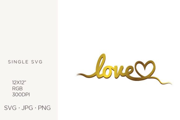 Typography Love String: Elevating Your Creative Projects with Versatile Digital Art
