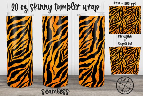 Unleashing Creativity with Tumbler Tiger Stripes Sublimation Design