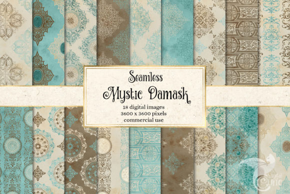 Unlocking Creative Potential with Mystic Damask Digital Paper